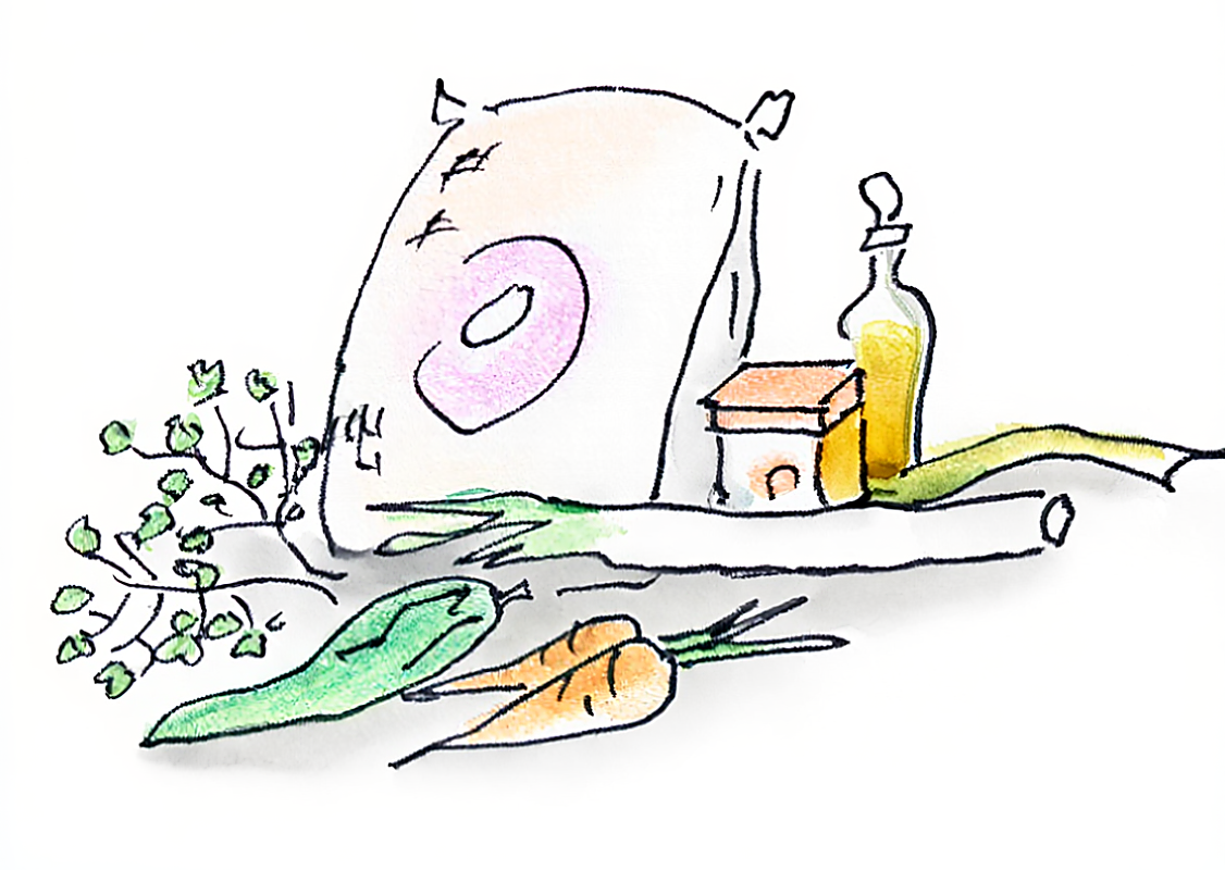 Algunos de los ingredientes de nuestro plato