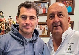 Iker Casillas ha sido uno de los muchos famosos que han acudido a este restaurante de Punta Umbría