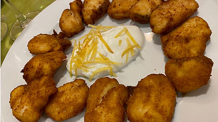 Filetes de rape empanados