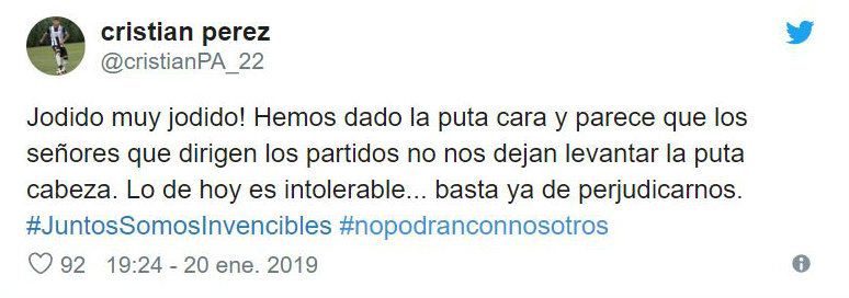 El Badajoz se queja del arbitraje: 'No nos dejan levantar la puta cabeza'
