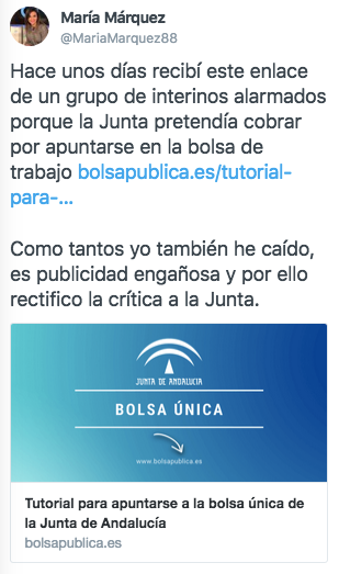 El runrún: El ‘bulo’ de María Márquez