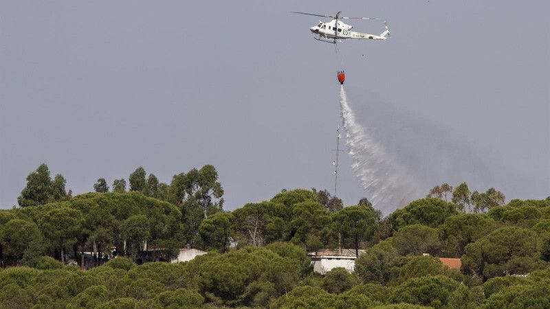 El de Beas, el cuarto peor incendio de España en 2019, con 1.483 hectáreas quemadas