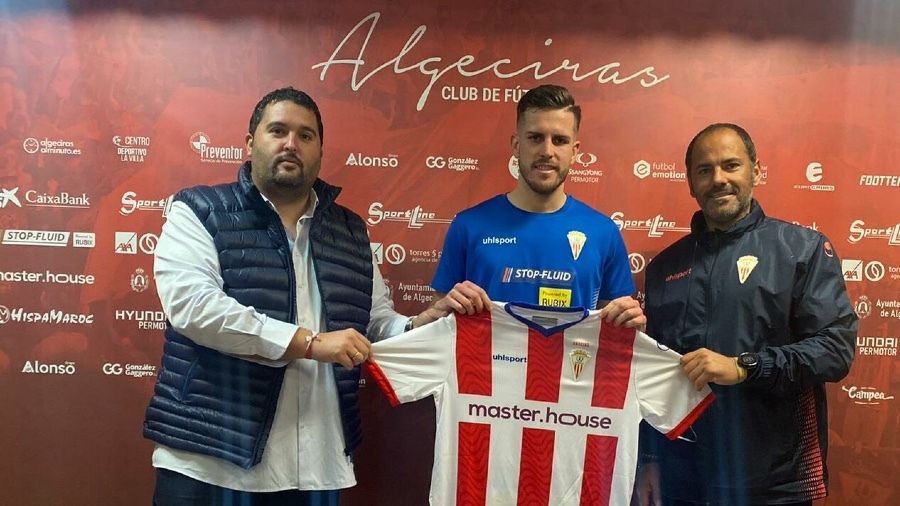 Jorge Canillas, nuevo delantero del Algeciras, podría debutar ante el Decano