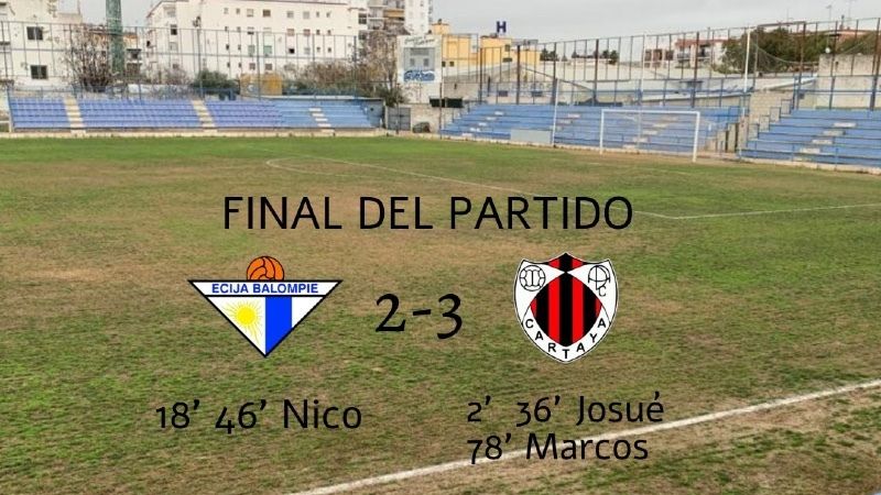 El Cartaya se impone en un duelo goleador (2-3) y el Atlético Onubense sucumbe sin Calle (4-1)