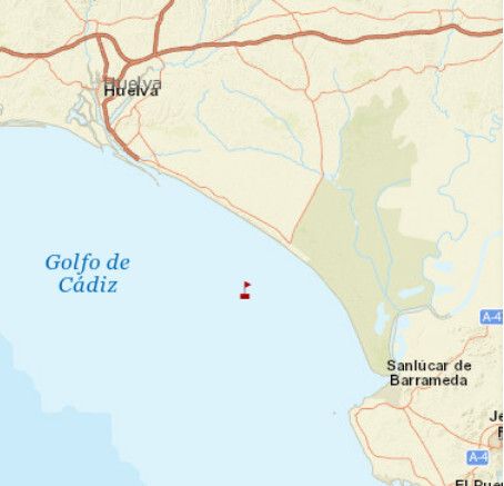 Se busca a un tripulante caído al agua esta mañana al sur de Matalascañas