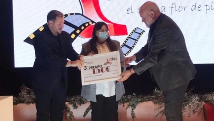 Alumnos del IES Pablo Neruda ganan el tercer premio de cortometraje exprés del Festival de Ubrique