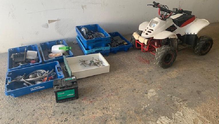 La Guardia Civil recupera material de obra y un vehículo que habían sido robados en Villablanca