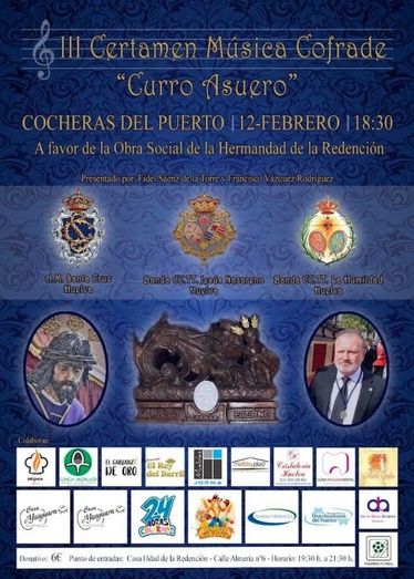 El III Certamen de Música Cofrade ‘Curro Asuero’ ya tiene fecha