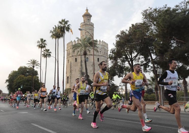 Martín Buceta, Asensio y Rebollo, los mejores onubenses en una Media Maratón de Sevilla de récords