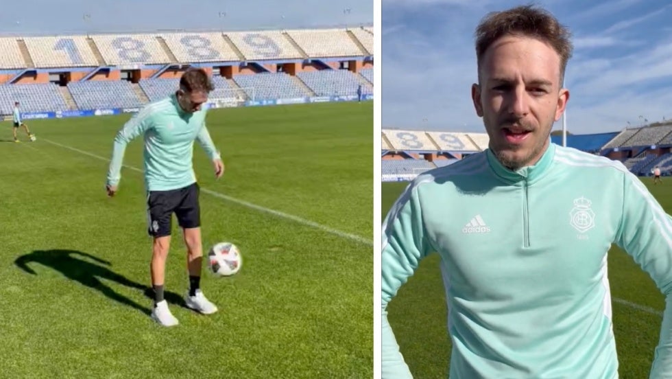 Víctor Morillo vuelve a tocar balón tres meses después