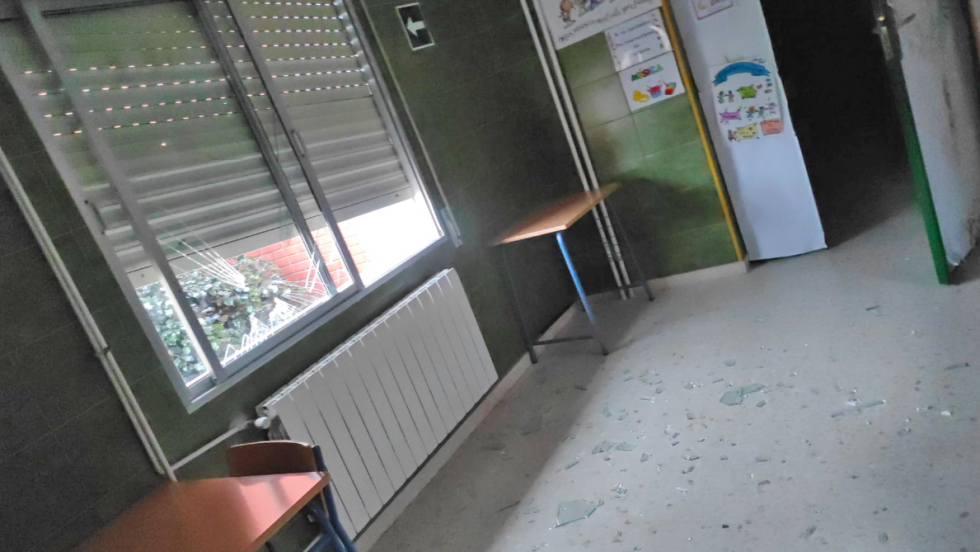 Denuncian episodios de vandalismo en el Colegio Moreno y Chacón de Ayamonte