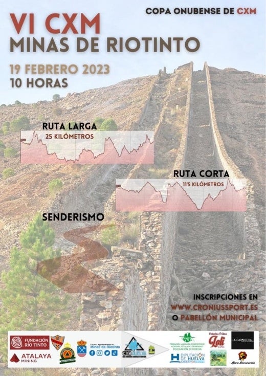 Los amantes de las carreras de montaña se citan con el paisaje minero de Riotinto