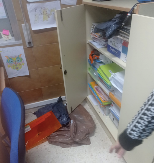 Denuncian episodios de vandalismo en el Colegio Moreno y Chacón de Ayamonte