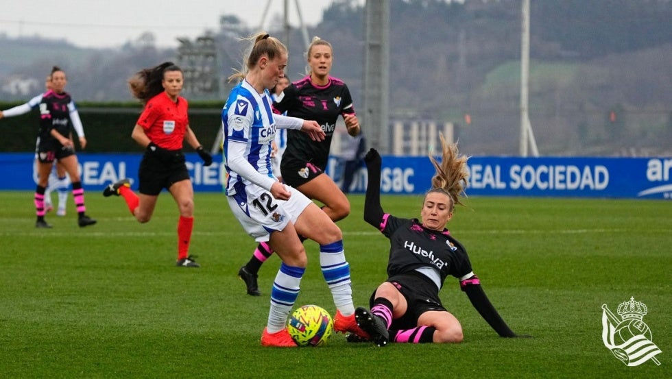 La Real Sociedad, bestia negra del Sporting Huelva (4-0)