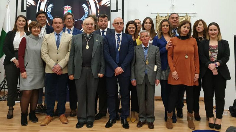 Jesús Vázquez, 'agradecido' tras recibir la medalla honorífica de Santa Olalla del Cala