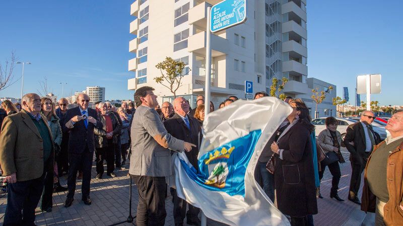 Marín Rite estrena el callejero del Ensanche Sur