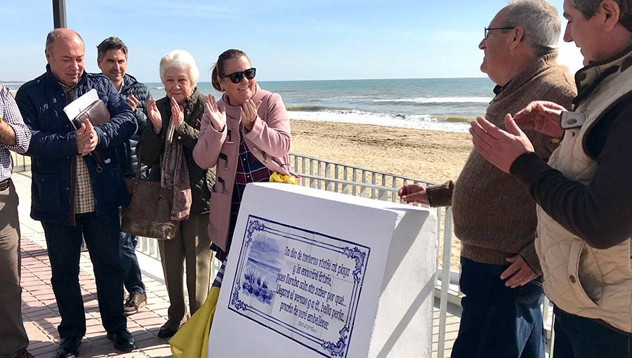 Recuperan el monolito al carnavalero isleño Pepe Araceli que destruyó el temporal