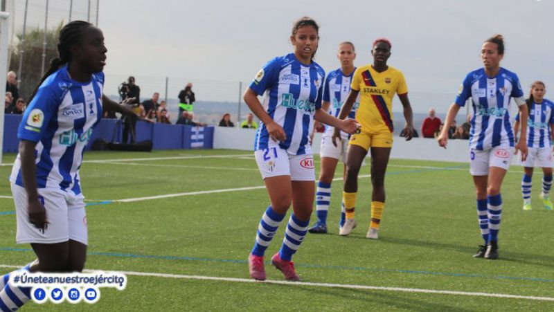 Sandra Castelló y Marina Steindl, sin complejos ante el Barça