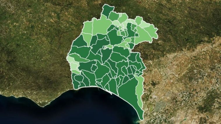 Cinco pueblos de la provincia se suman al cierre de la actividad no esencial y Huelva capital se libra por muy poco