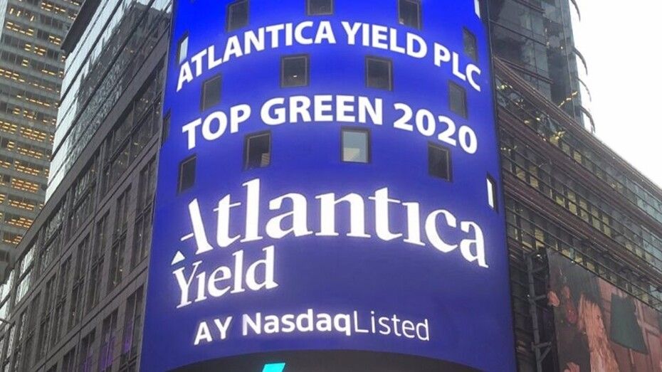 Atlantica, en el 'Top-5' de las energéticas verdes que más han crecido en el Nasdaq en 2020