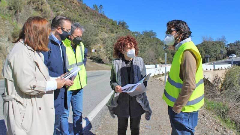 La Diputación invierte 300.000 euros en el arreglo y mejora de diversos puentes de la Sierra y el Andévalo 