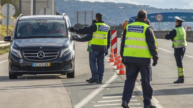 Prorrogados hasta el 16 de marzo los controles en la frontera con Portugal