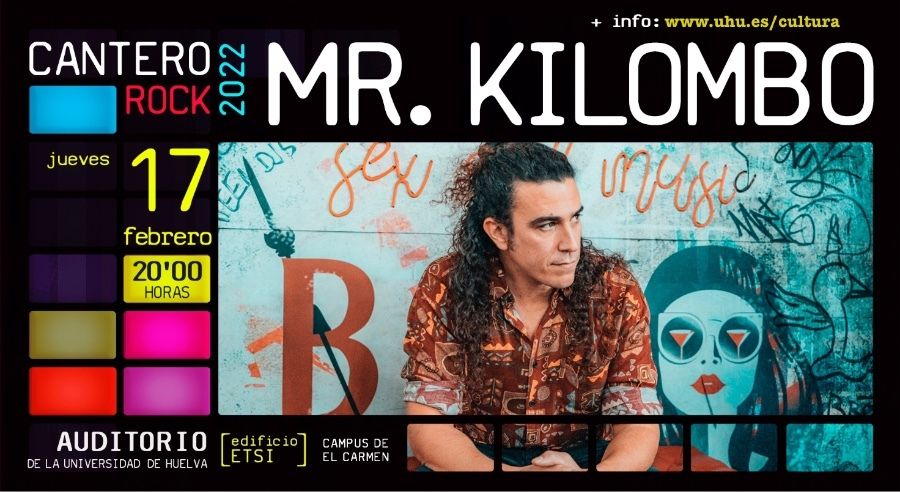 Mr. Kilombo lleva su vitalismo al Auditorio de la Universidad de Huelva