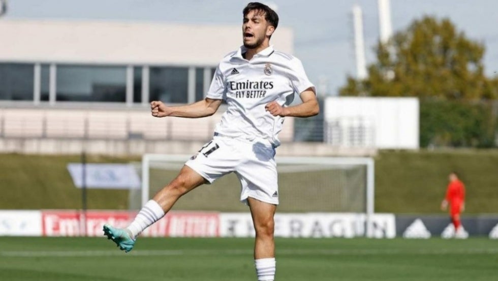 Yeray Lancha anota su octavo gol del curso con el Real Madrid juvenil