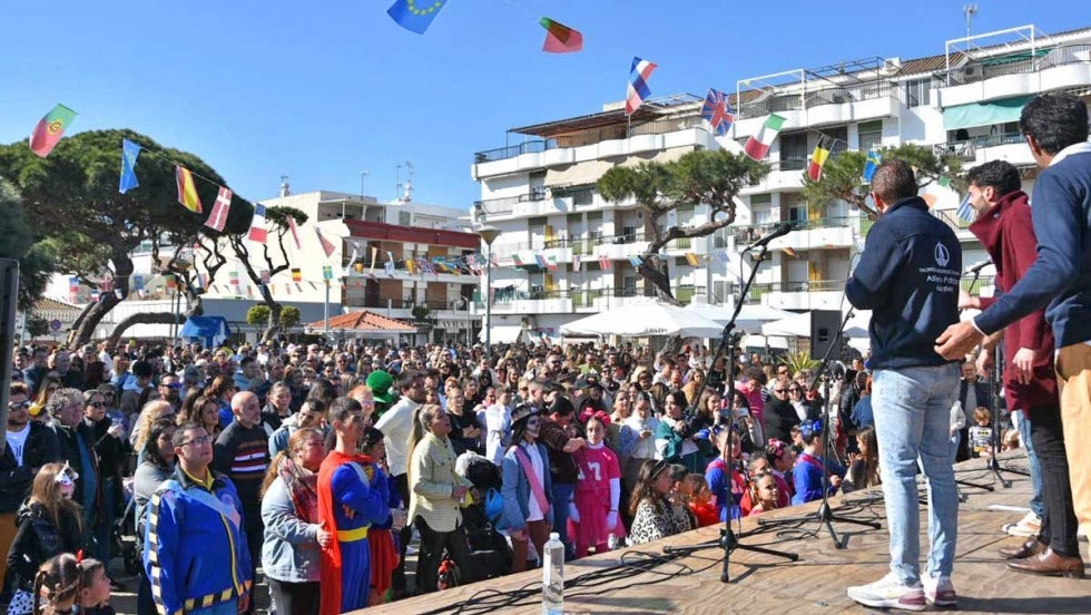 Punta Umbría disfruta de su Berdigoná, pórtico del Carnaval de la Luz