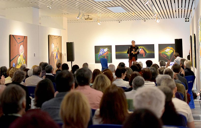 Martirio y Raúl Rodríguez enmarcan la obra de Buly en la Sala de la Provincia