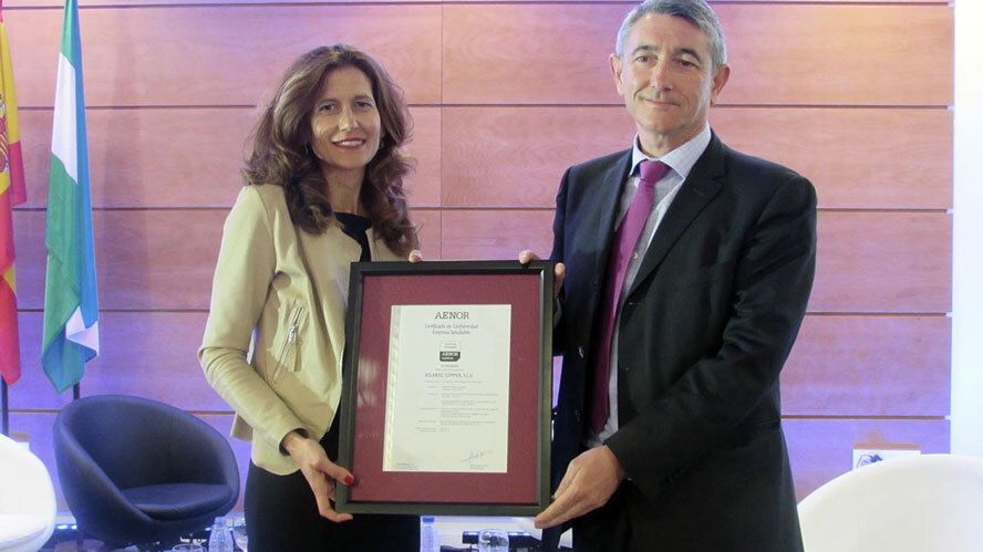 Atlantic Copper recibe el certificado Aenor de empresa saludable