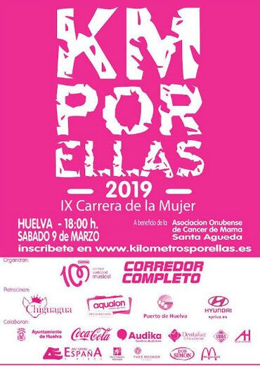 La Carrera de la Mujer desplegará una marea rosa en Huelva