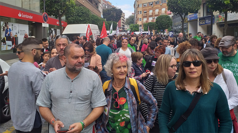 IU: “La comunidad educativa ha dicho hoy alto y claro que no está de acuerdo con el nuevo decreto'