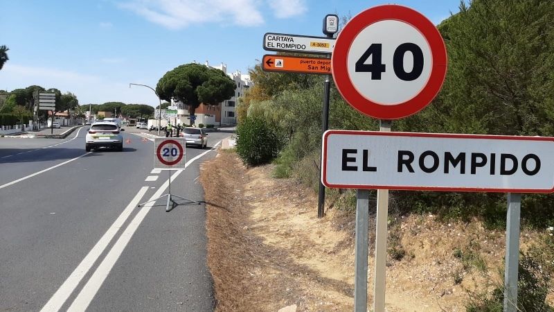 Cartaya intensifica los controles policiales en los accesos a los núcleos costeros