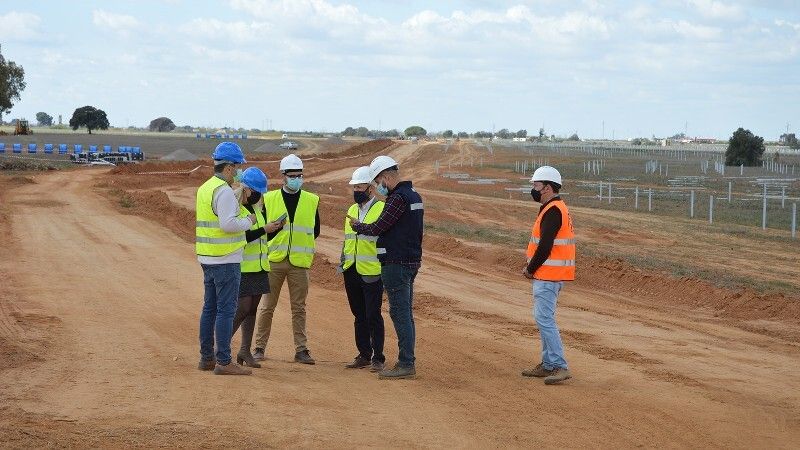 Arranca la primera planta solar fotovoltaica de San Juan del Puerto