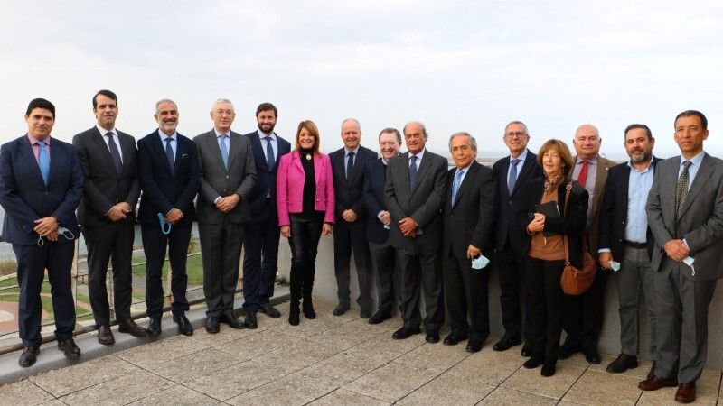 Una delegación de Huelva visita Sines para impulsar el Corredor Atlántico