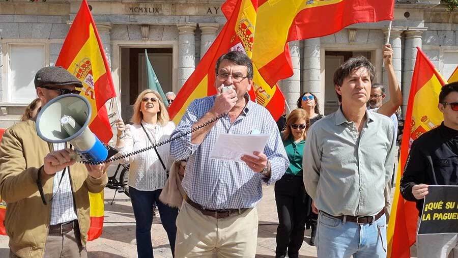 Vox y su sindicato salen a la calle contra la 'gestión ruinosa' de Pedro Sánchez