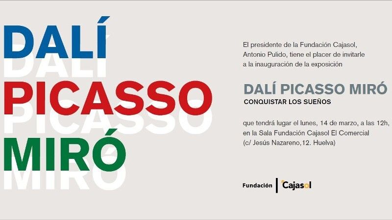 La Fundación Cajasol inaugura la exposición 'Dalí Picasso Miró. Conquistar los Sueños'