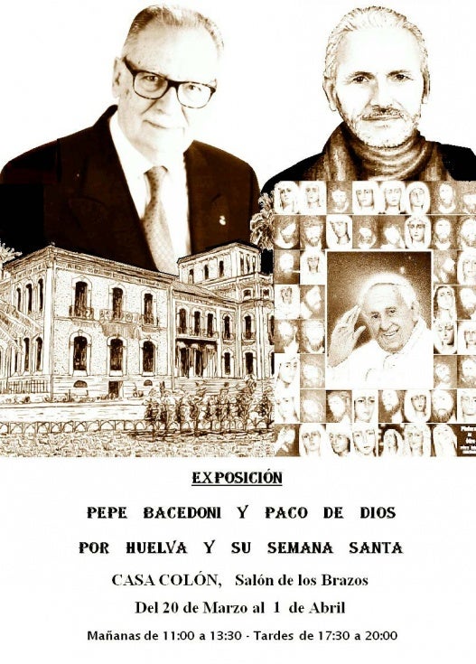 Pepe Bacedoni y Paco de Dios exponen desde este lunes en la Casa Colón