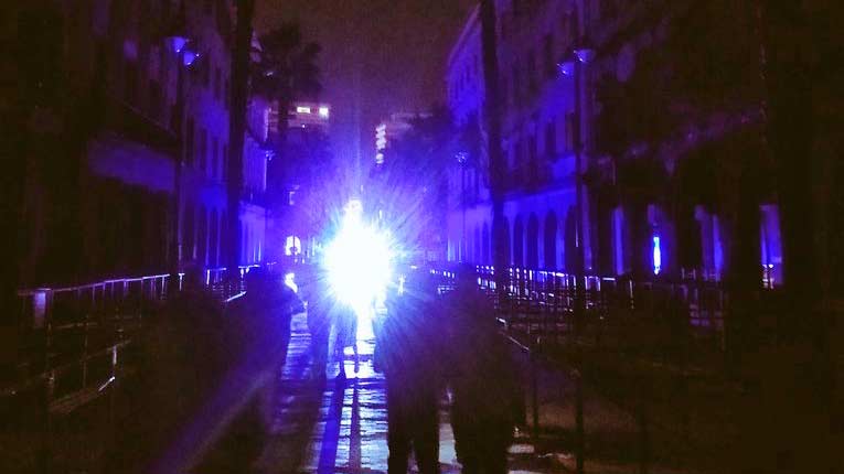 Varios apagones dejan a oscuras el centro de Huelva