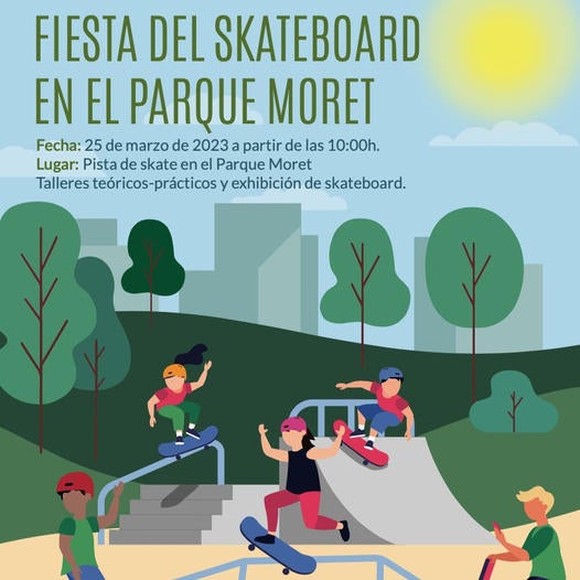 'La fiesta del skateboard', en el Parque Moret