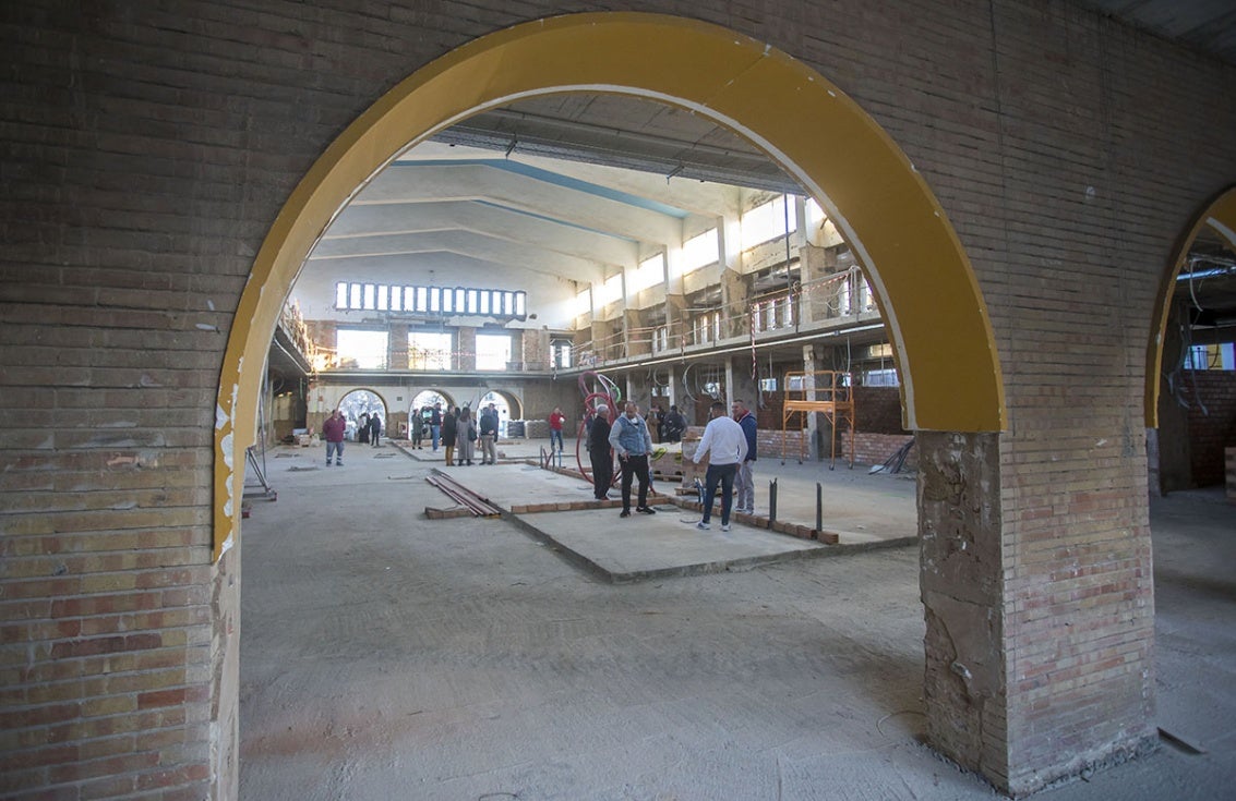 Así avanzan las obras del Mercado de San Sebastián