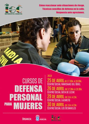 Organizan cuatro cursos de defensa personal para mujeres en centros sociales
