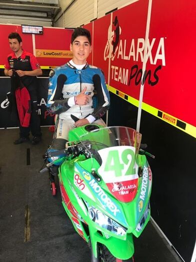 Décimo puesto para Raúl Pérez en el estreno del Campeonato de España de Superbikes