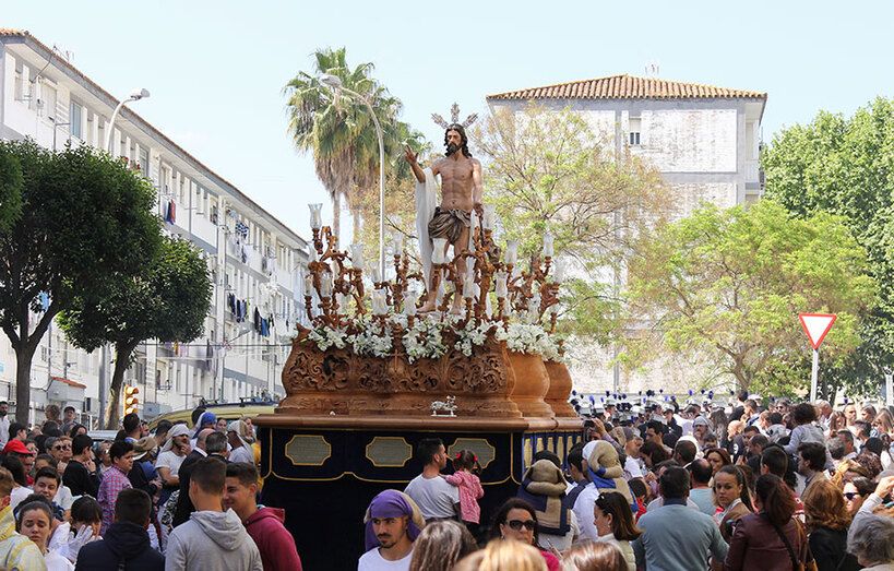 El Resucitado se luce en su barrio