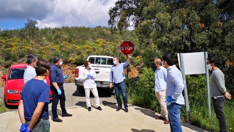 Diputación comienza las obras de construcción del puente sobre el arroyo Tamujoso