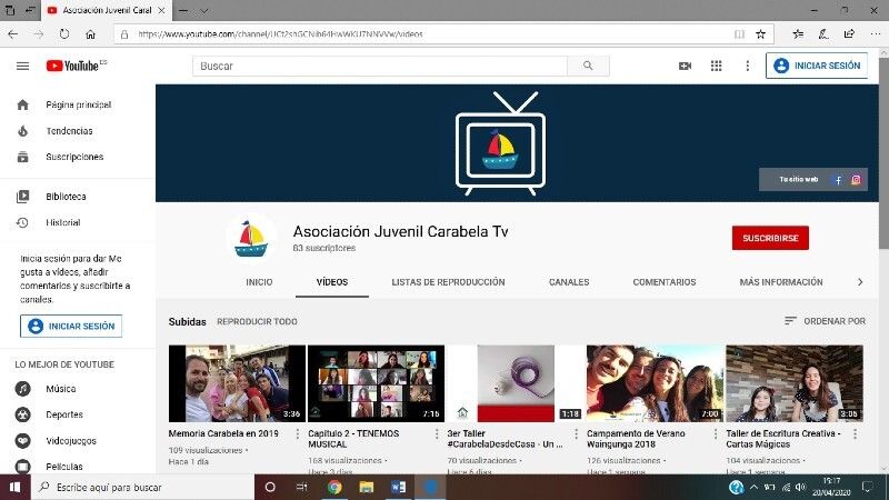 La Asociación Juvenil Carabela mantiene su actividad con los jóvenes del Distrito V