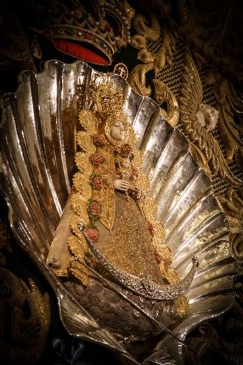 La Concha Peregrina se traslada a Los Dolores para sus cultos preparatorios