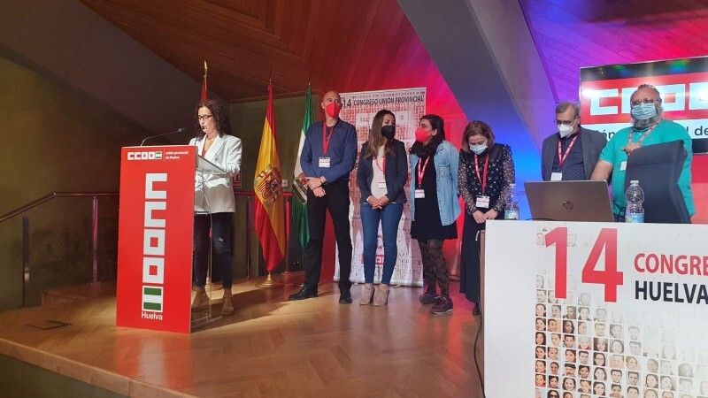 Julia Perea, primera mujer que ostentará el cargo de secretaria general de CCOO Huelva