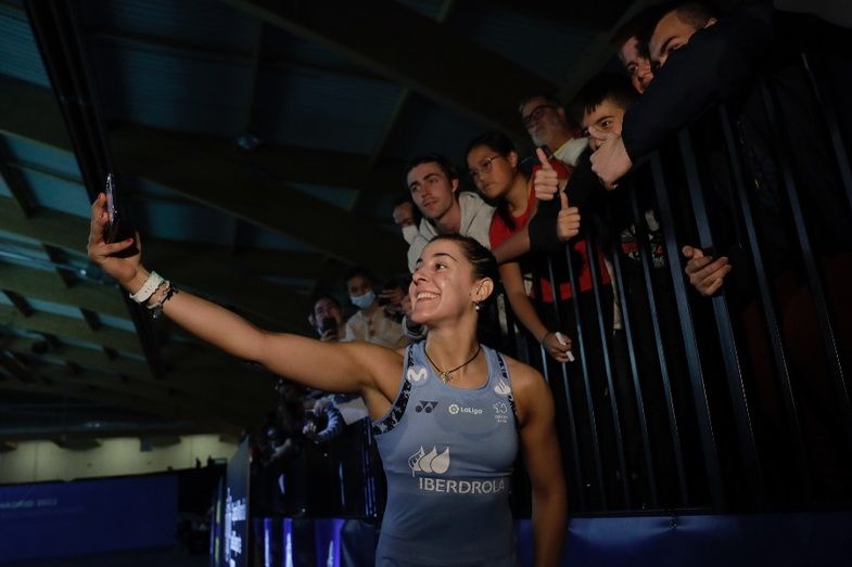 Carolina Marín somete con facilidad a Ulitina y mira a los cuartos del Europeo